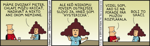 Dilbert a dvojaký meter