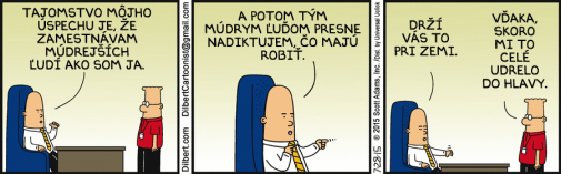 Dilbert a tajomstvo riaditeľovho úspechu