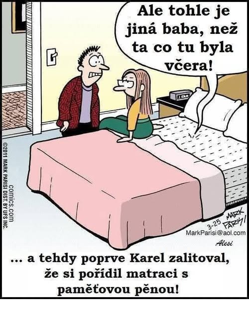 Hm... niekedy je pamäť na škodu